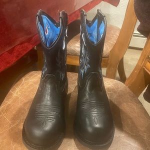 Ariat® Ladies Fatbaby Cowgirl Steel Toe Black Work Boot Size 7 - Only wo…